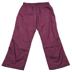 Augusta Sportswear Ladies Avail Track Pants 3506 Zip Cuff Burgandy Womens 2XL‎